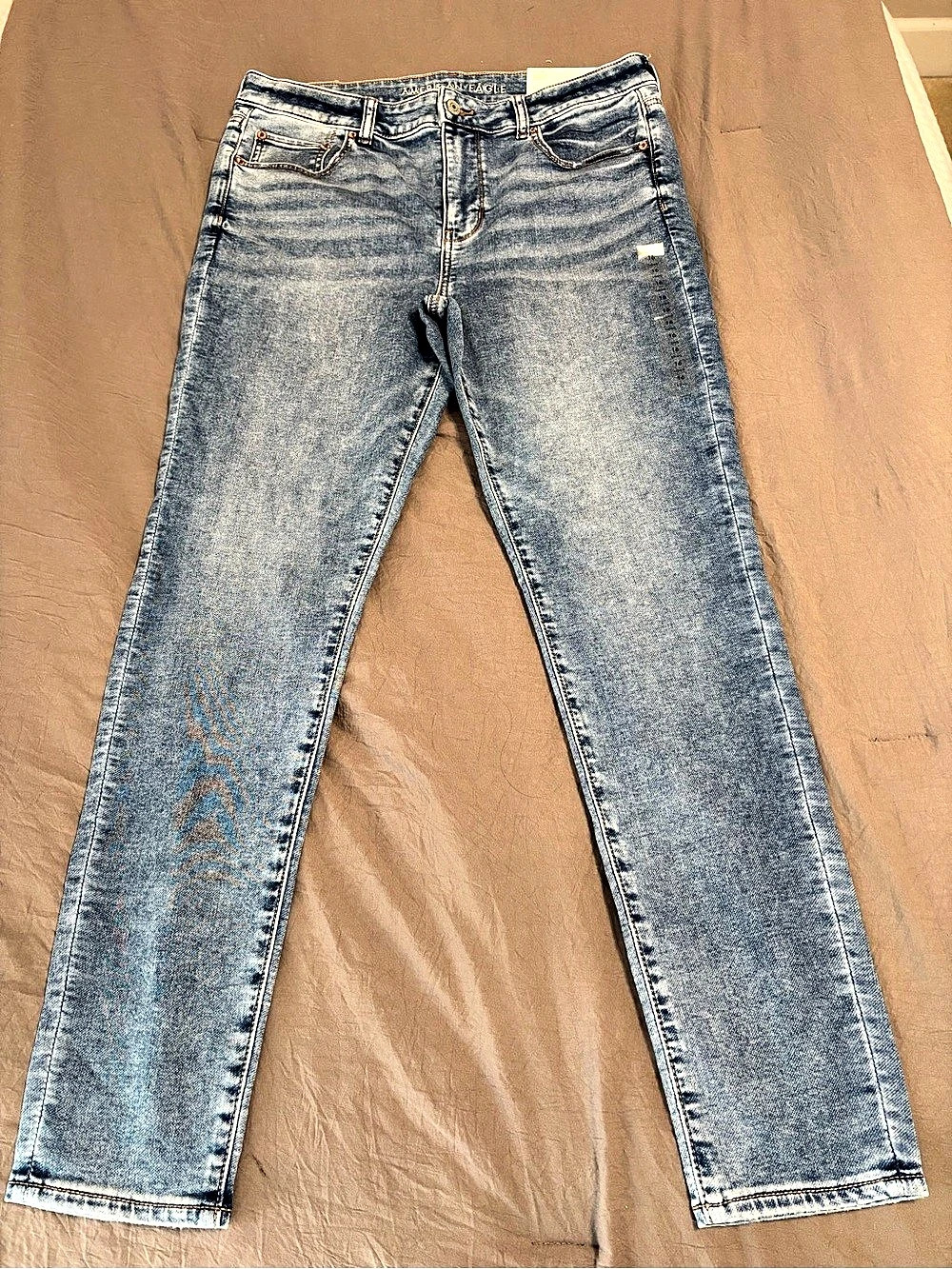 American Eagle Hi-Rise Jegging Blue Jeggings Waist 16 NWT